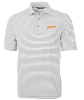 Tennessee Cutter & Buck Big Tall Checked State Eco Pique Stripe Polo