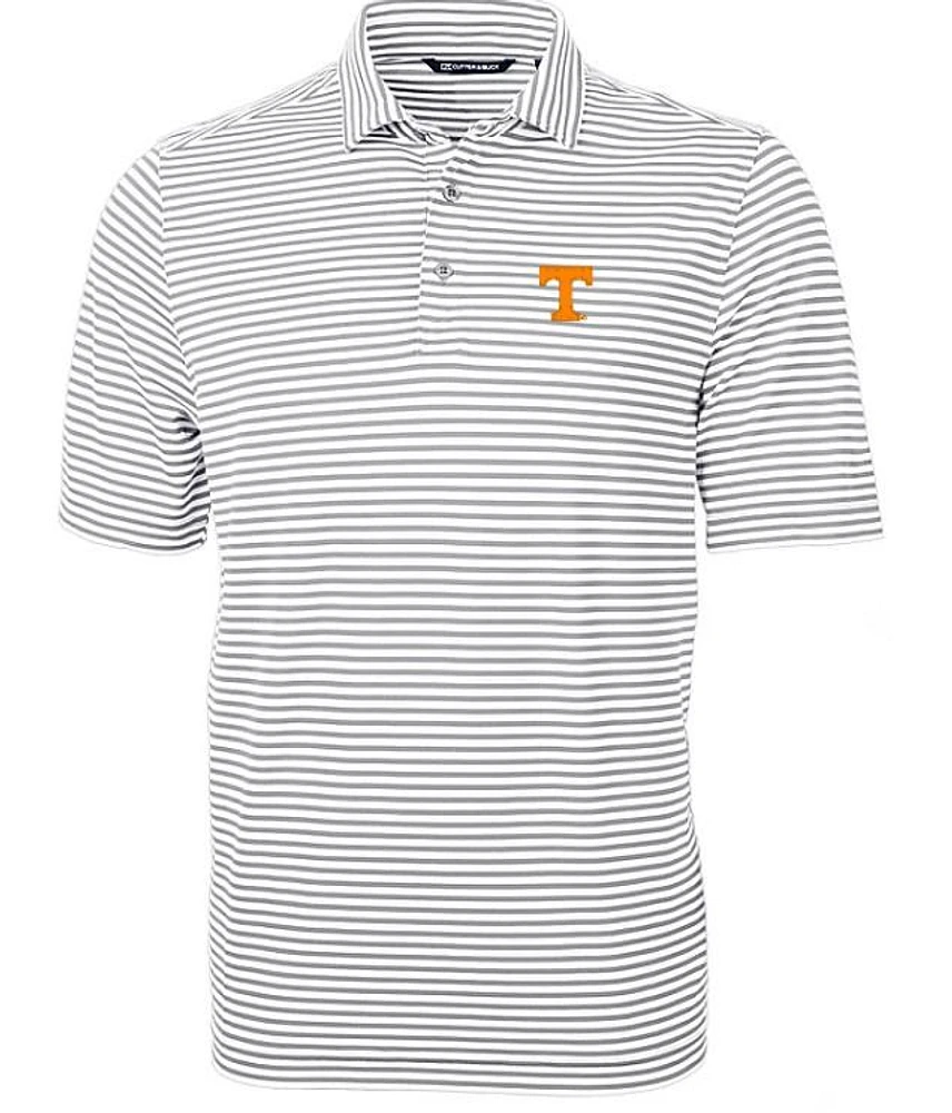 Tennessee Cutter & Buck Big Tall Eco Pique Stripe Polo