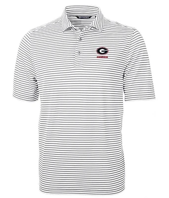 Georgia Cutter & Buck Big Tall Eco Pique Stripe Polo