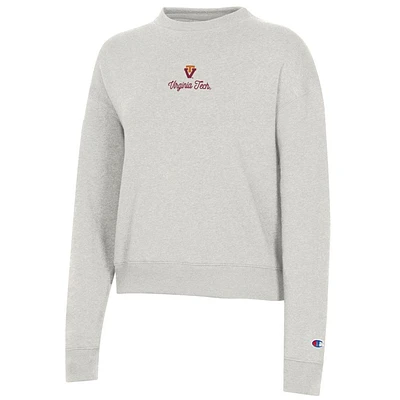 Virginia Tech Champion Women's Embroidered Logo Script Triumph Crew