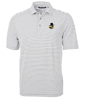 App State Cutter & Buck Big Tall Yosef Eco Pique Stripe Polo