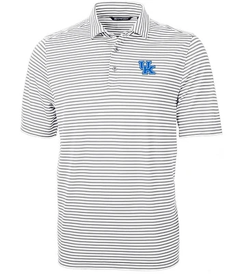 Kentucky Cutter & Buck Big Tall Eco Pique Stripe Polo