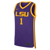 LSU Nike #1 Road Basketball Jersey