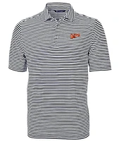 Auburn Script Cutter & Buck Big Tall Eco Pique Stripe Polo