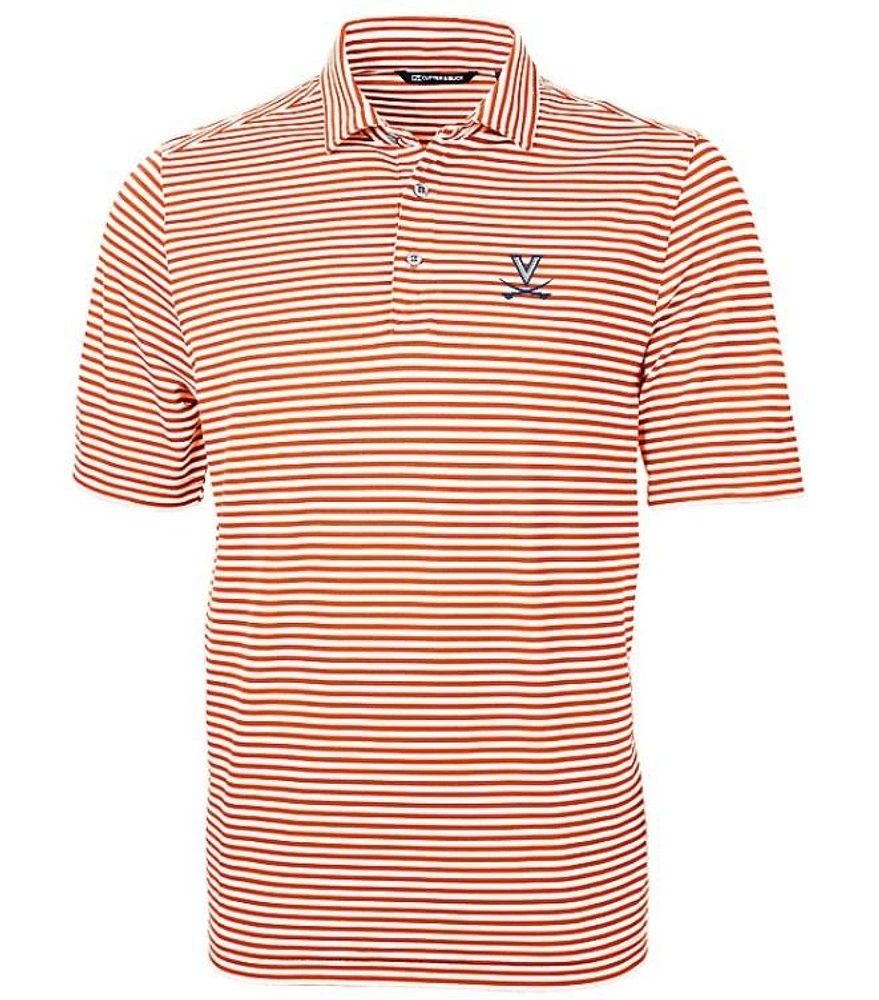 Virginia Cutter & Buck Big Tall Eco Pique Stripe Polo