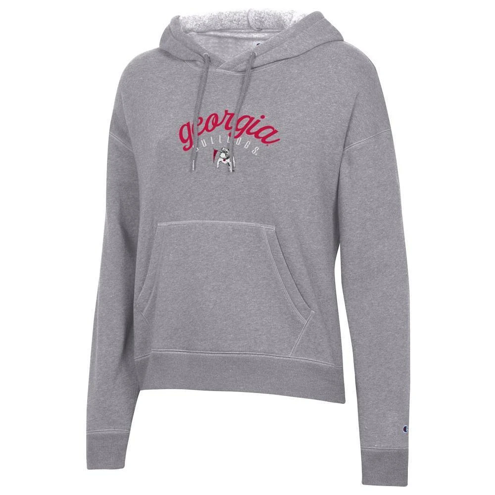 Georgia Champion Women's Script Arch Logo Triumph Hoodie