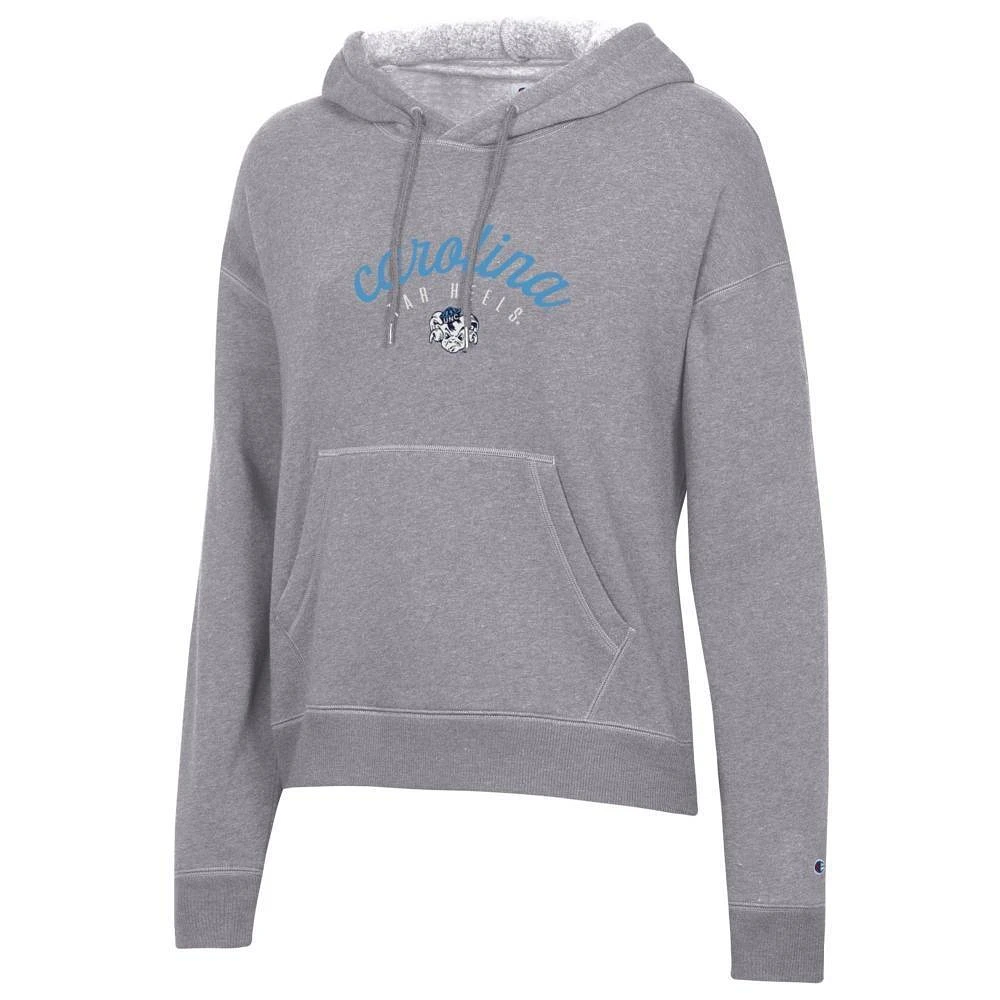 North Carolina Champion Women's Script Arch Logo Triumph Hoodie