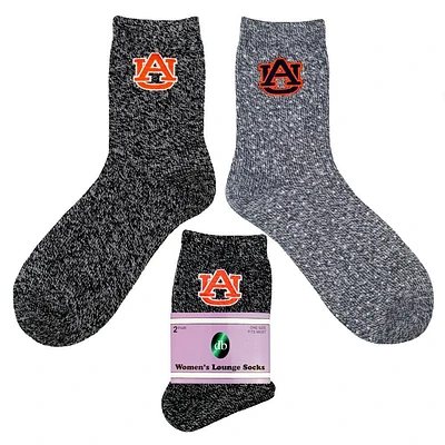 Auburn Donegal Bay Women's Lounge Socks 2 Pack