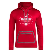 Nebraska Adidas Locker All Around Icon Basketball Hoody