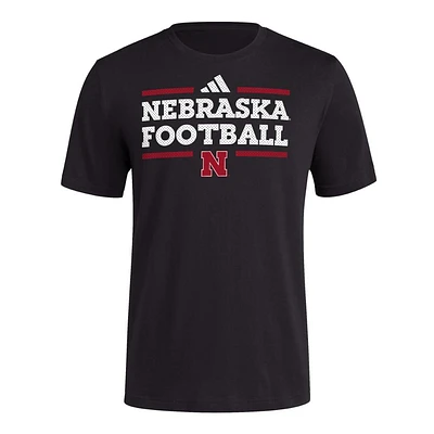 Nebraska Adidas Locker Practice Fresh Tee