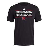 Nebraska Adidas Locker Practice Fresh Tee