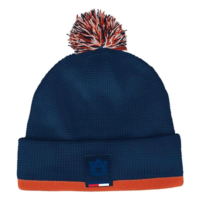 Auburn Under Armour Waffle Knit Pom Beanie