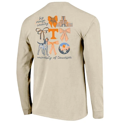 Tennessee Image One Coquette Campus Comfort Colors Long Sleeve Tee