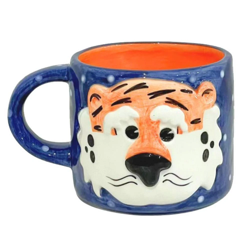 Auburn Glory Haus 16 Oz Raised Mascot Mug