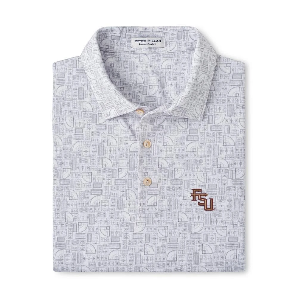 Florida State Peter Millar Diagonal Out of Bounds Performance Polo