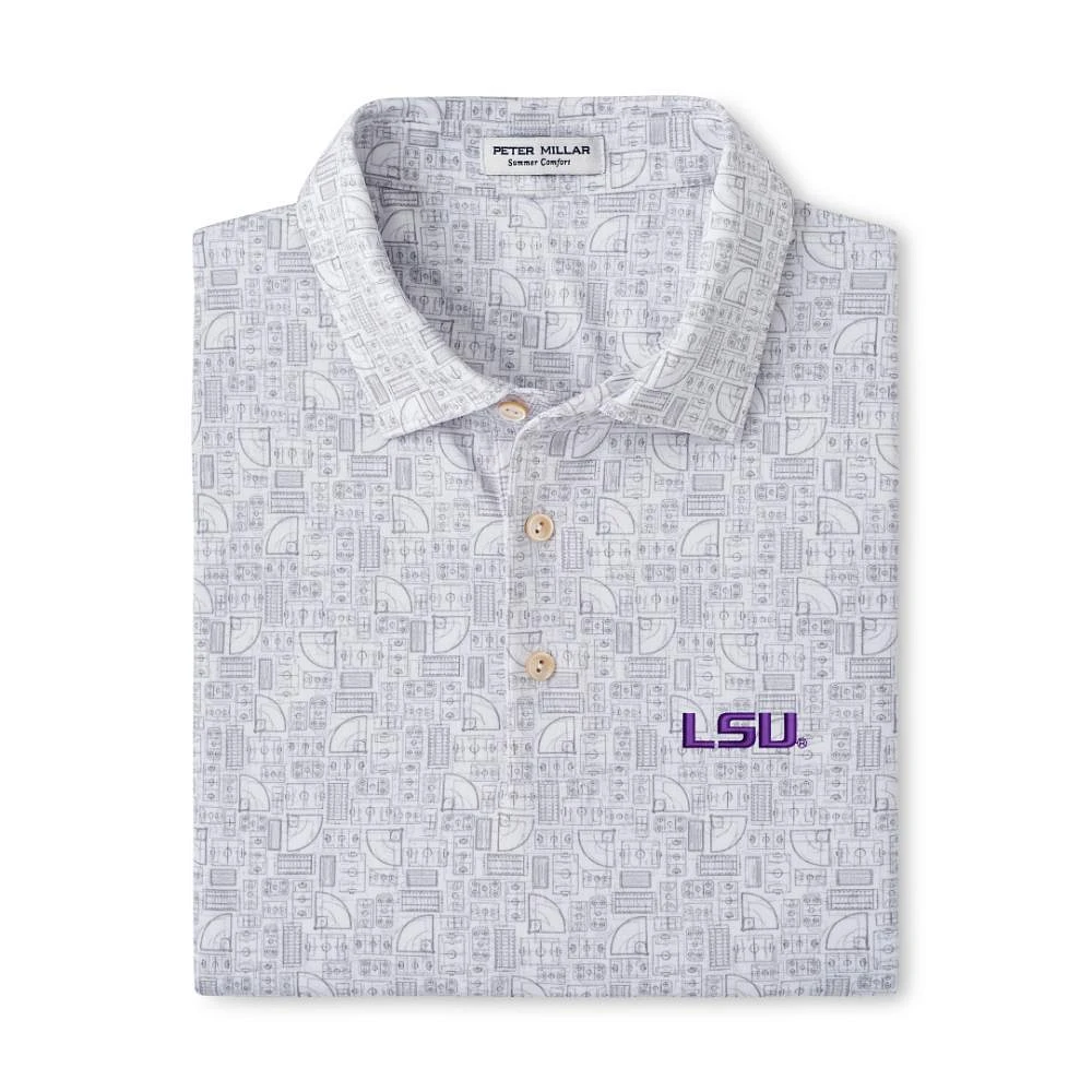 LSU Peter Millar Out of Bounds Performance Polo