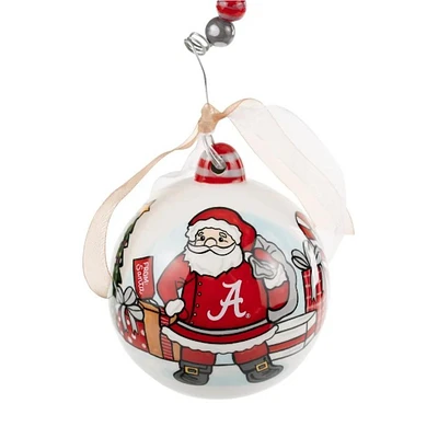 Alabama Glory Haus Happy Holiday Santa Ornament