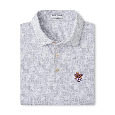 LSU Peter Millar Vault Sailor Out of Bounds Performance Polo