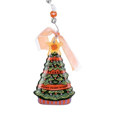 Clemson Glory Haus Tree Puff Ornament