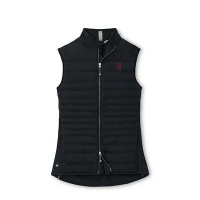 Georgia Peter Millar Women's Vintage Block G Fuse Hybrid Vest