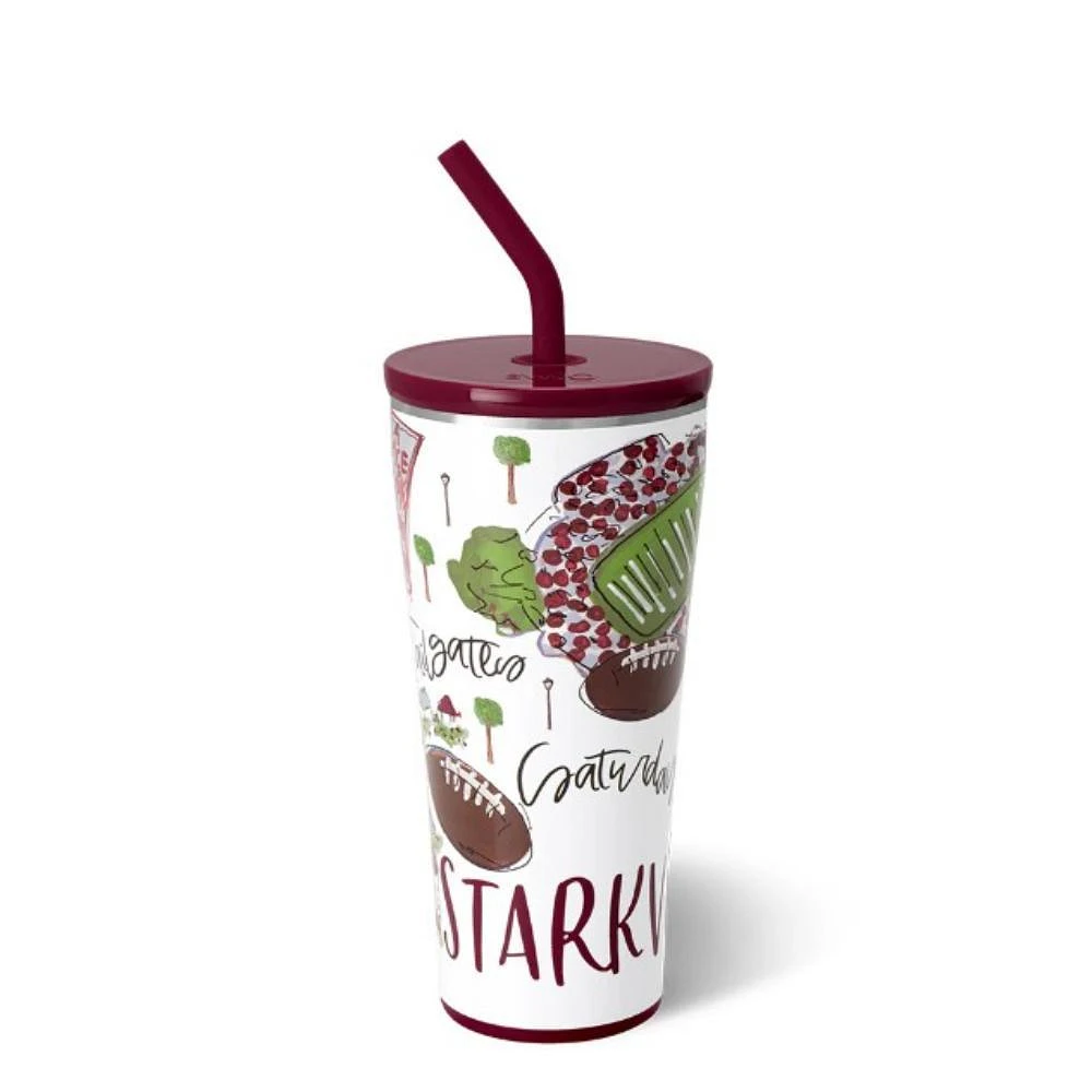 Starkville 32 Oz Saturdays Straw Tumbler