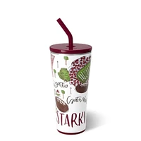 Starkville 32 Oz Saturdays Straw Tumbler