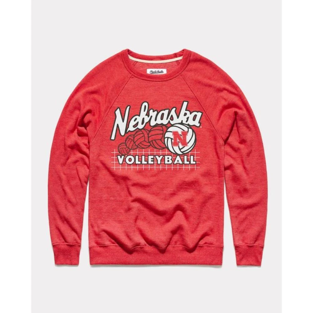 Nebraska Charlie Hustle Cornhuskers Volleyball Crew