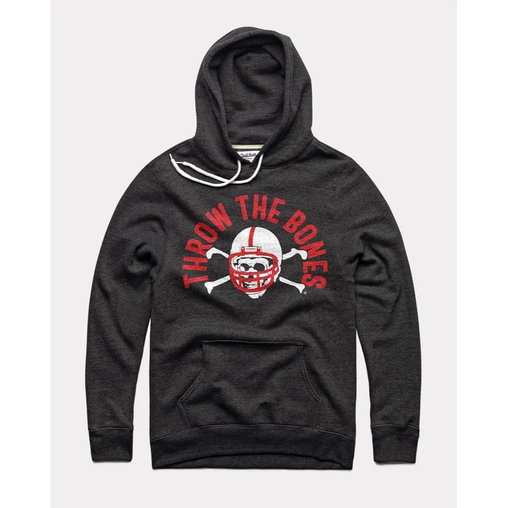 Nebraska Charlie Hustle Throw the Bones Throwback Hoodie