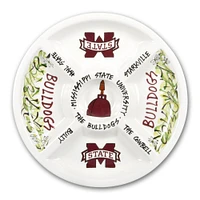 Mississippi State Magnolia Lane Divided Veggie Ceramic Platter