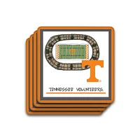 Tennessee Magnolia Lane 4-Pack Stadium Coaster Set