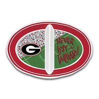 Georgia Magnolia Lane 2 Section Tailgate Melamine Bowl