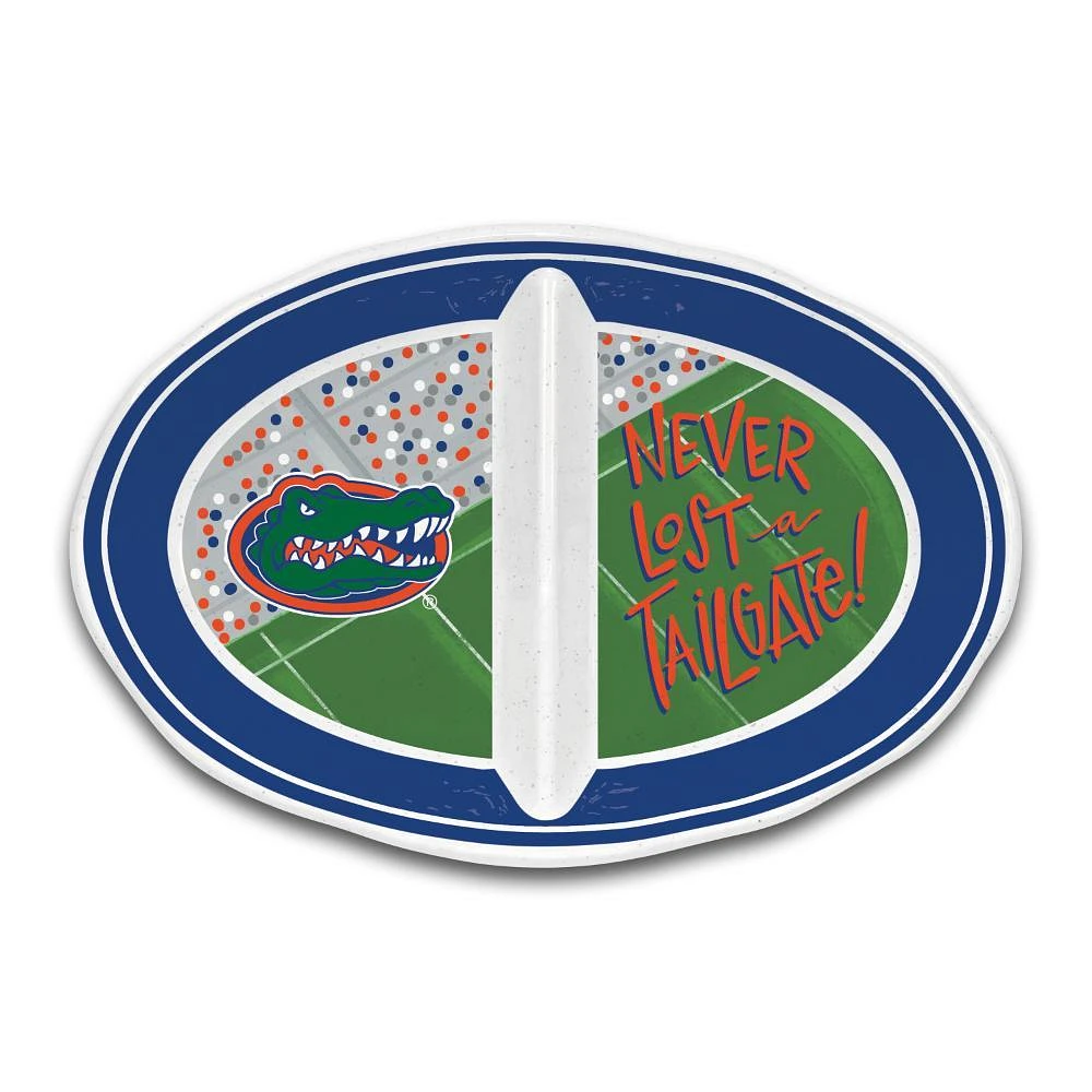 Florida Magnolia Lane 2 Section Tailgate Melamine Bowl