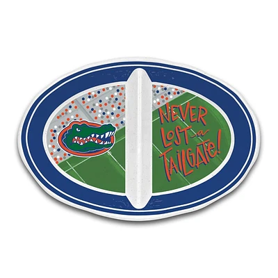 Florida Magnolia Lane 2 Section Tailgate Melamine Bowl