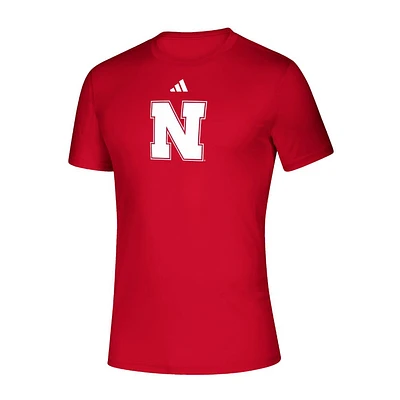 Nebraska Adidas Creator Polyester Tee