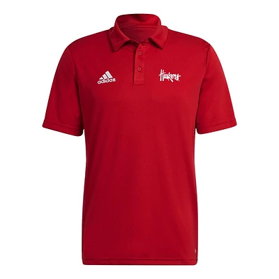 Nebraska Adidas Entrada Polo