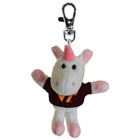 Virginia Tech Unicorn Keychain