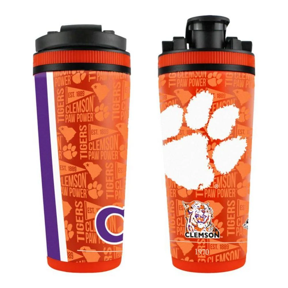 Clemson 26 Oz 4D Stainless Steel Ice Shaker