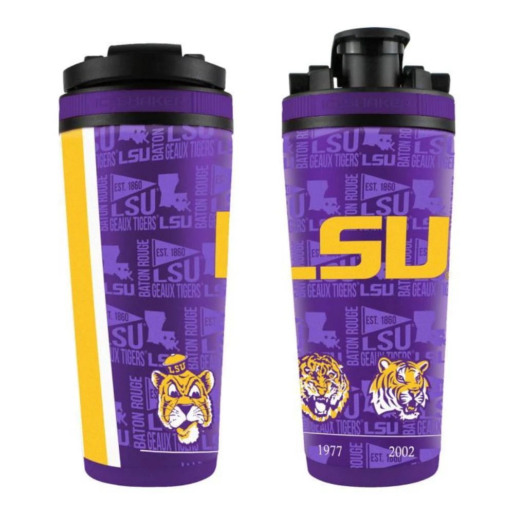 LSU 26 Oz 4D Stainless Steel Ice Shaker