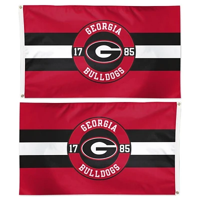 Georgia Wincraft 3' X 5' Applique 2-Sided House Flag