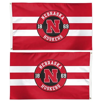 Nebraska Wincraft 3' X 5' Applique 2-Sided House Flag