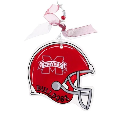 Mississippi State Glory Haus Football Helmet Flat Ornament