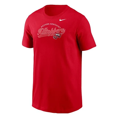 Western Kentucky Nike YOUTH Dri-Fit Legend Arch Over Script Tee