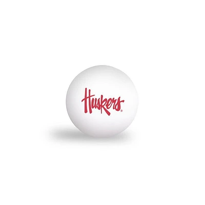 Nebraska WinCraft 6-Pack Ping Pong Balls