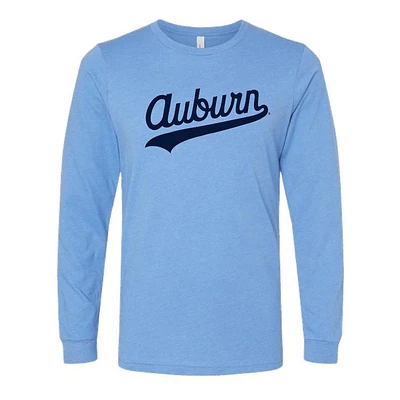 Auburn Script Logo Long Sleeve Bella Tee