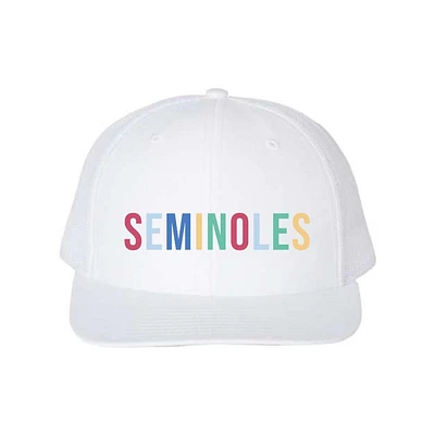 Florida State Women's Rainbow Mesh Trucker Hat