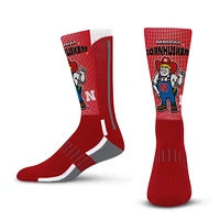 Nebraska YOUTH Mascot Fever Socks