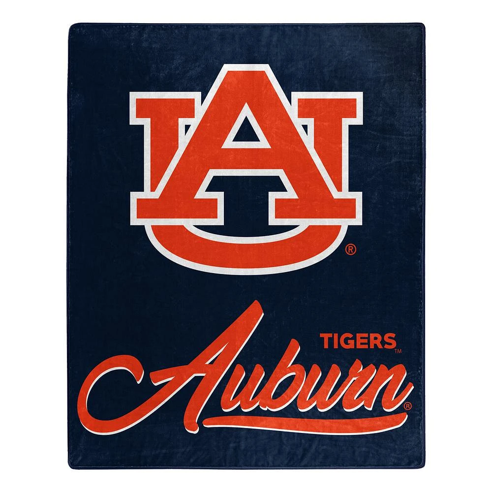 Auburn Northwest Signature Raschel Throw Blanket