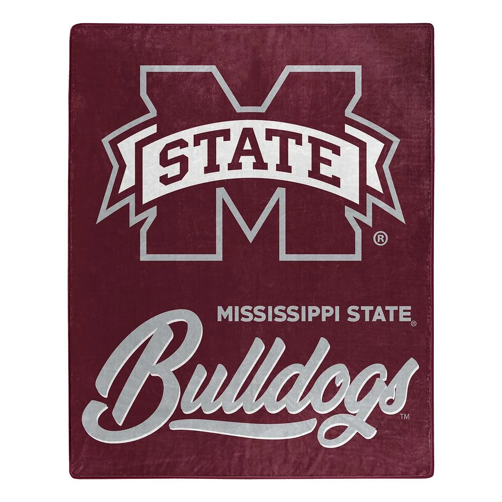 Mississippi State Northwest Signature Raschel Throw Blanket