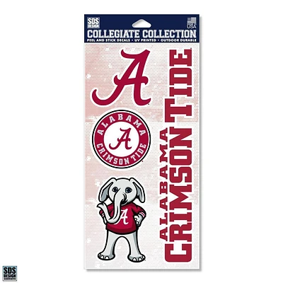 Alabama Collegiate Collection Multi Pack Decals