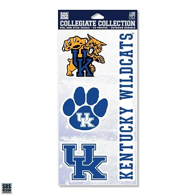 Kentucky Collegiate Collection Multi Pack Decals